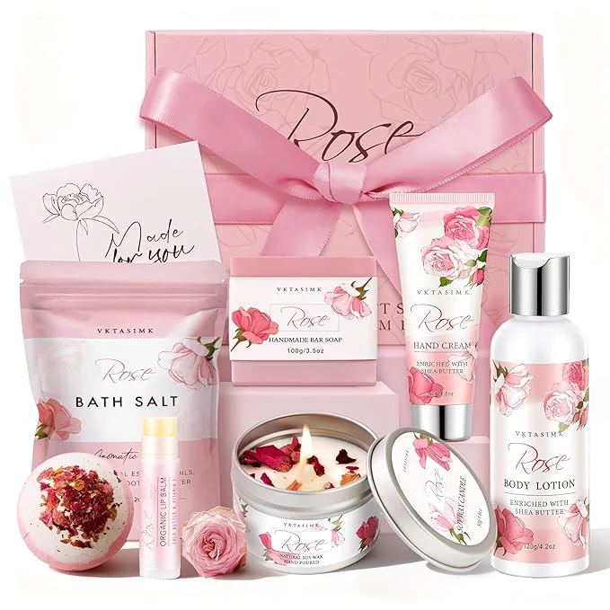 Official Gifts for Women Birthday Gifts for Women Bath and Body Gift Basket Mothers Crafted