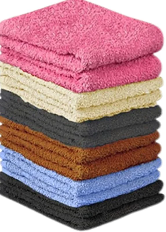 Versatile QUBA LINEN Cotton Washcloth Set – Soft Absorbent Face Towels Prestigious