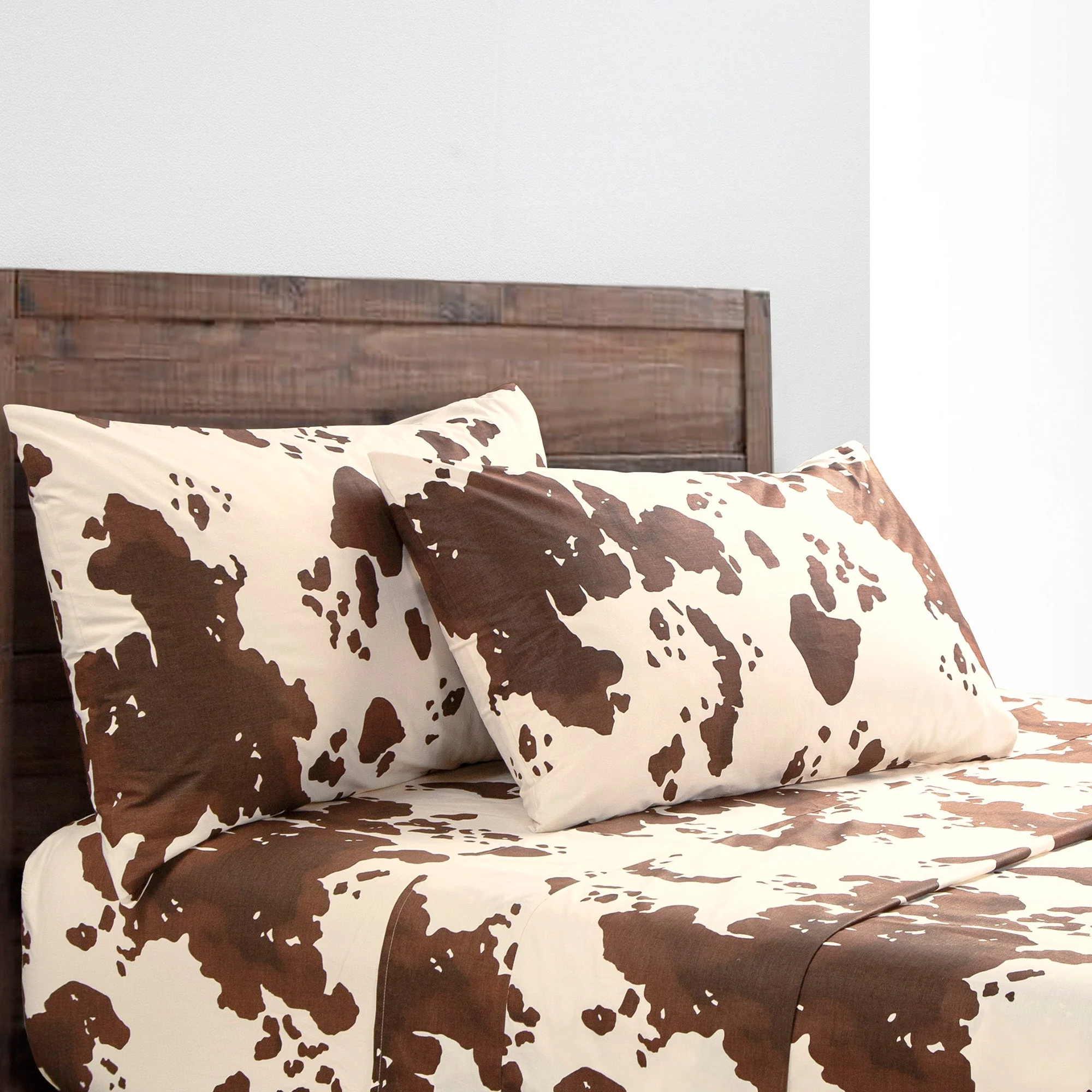 Trendy 200TC Cotton Elsa Cowhide Sheet Set 3 Pc Eco-Friendly