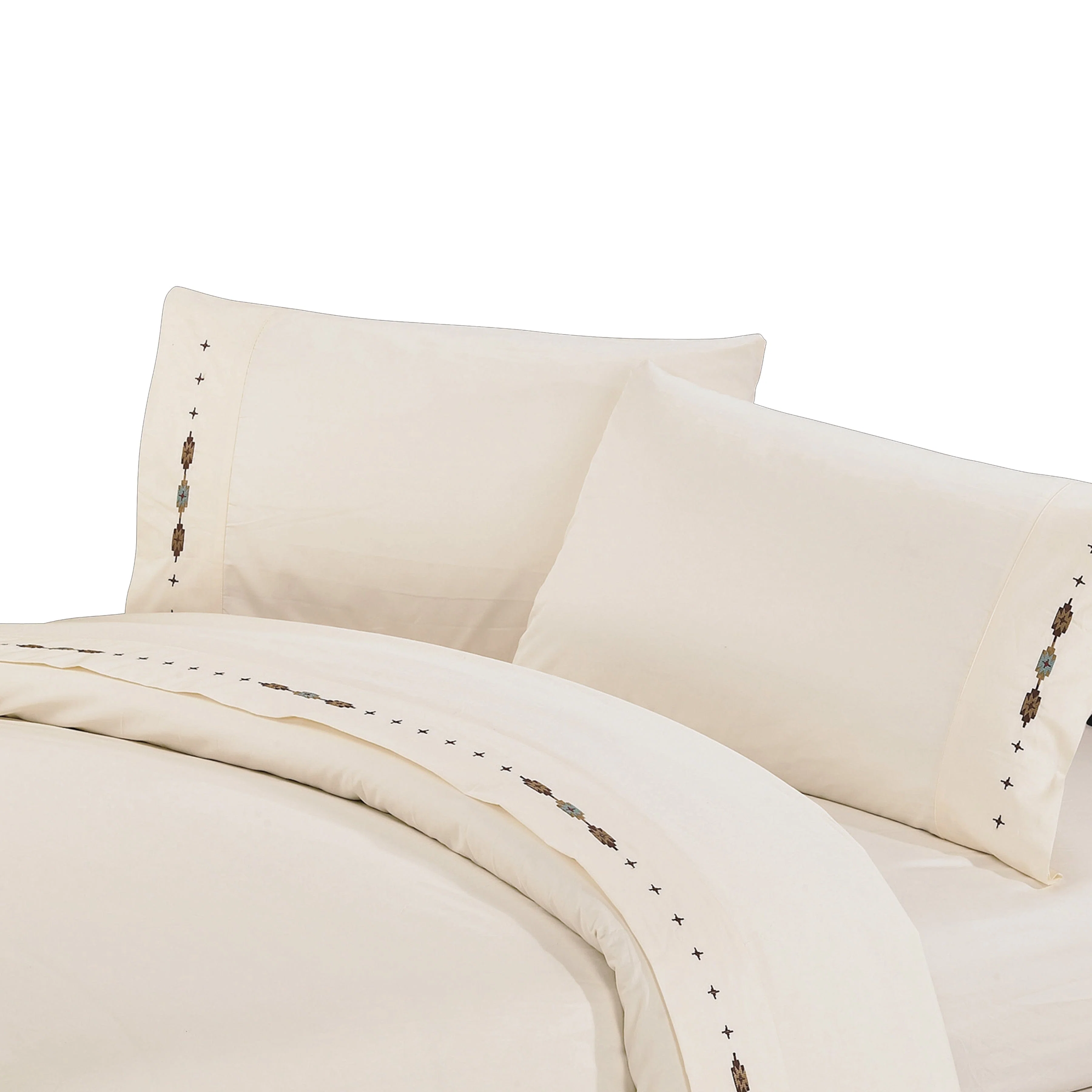 Fast 350TC Embroidered Socorro Sheet Set 3 Pc Proven
