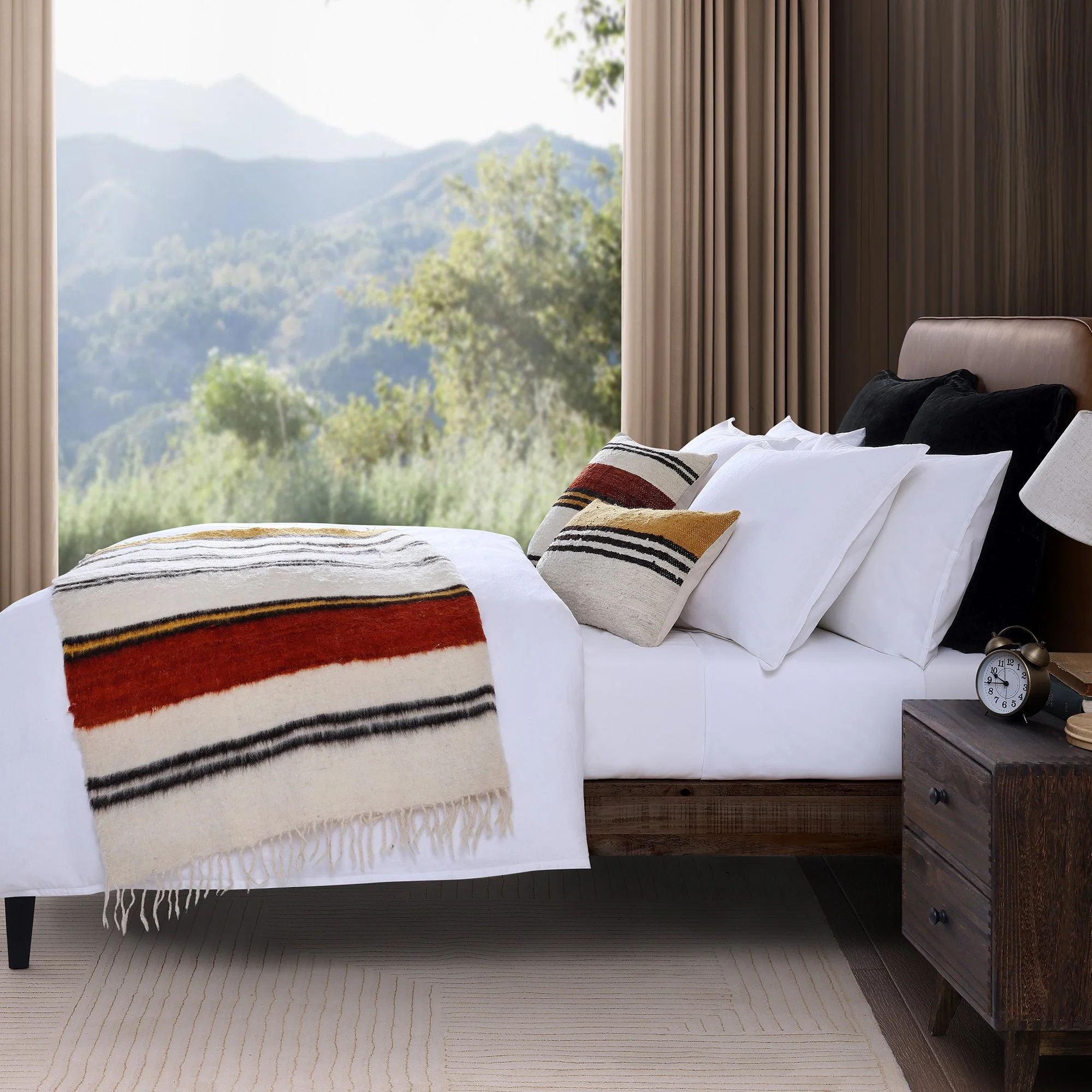 Official Solola Wool Handwoven Throw Blanket Breathable