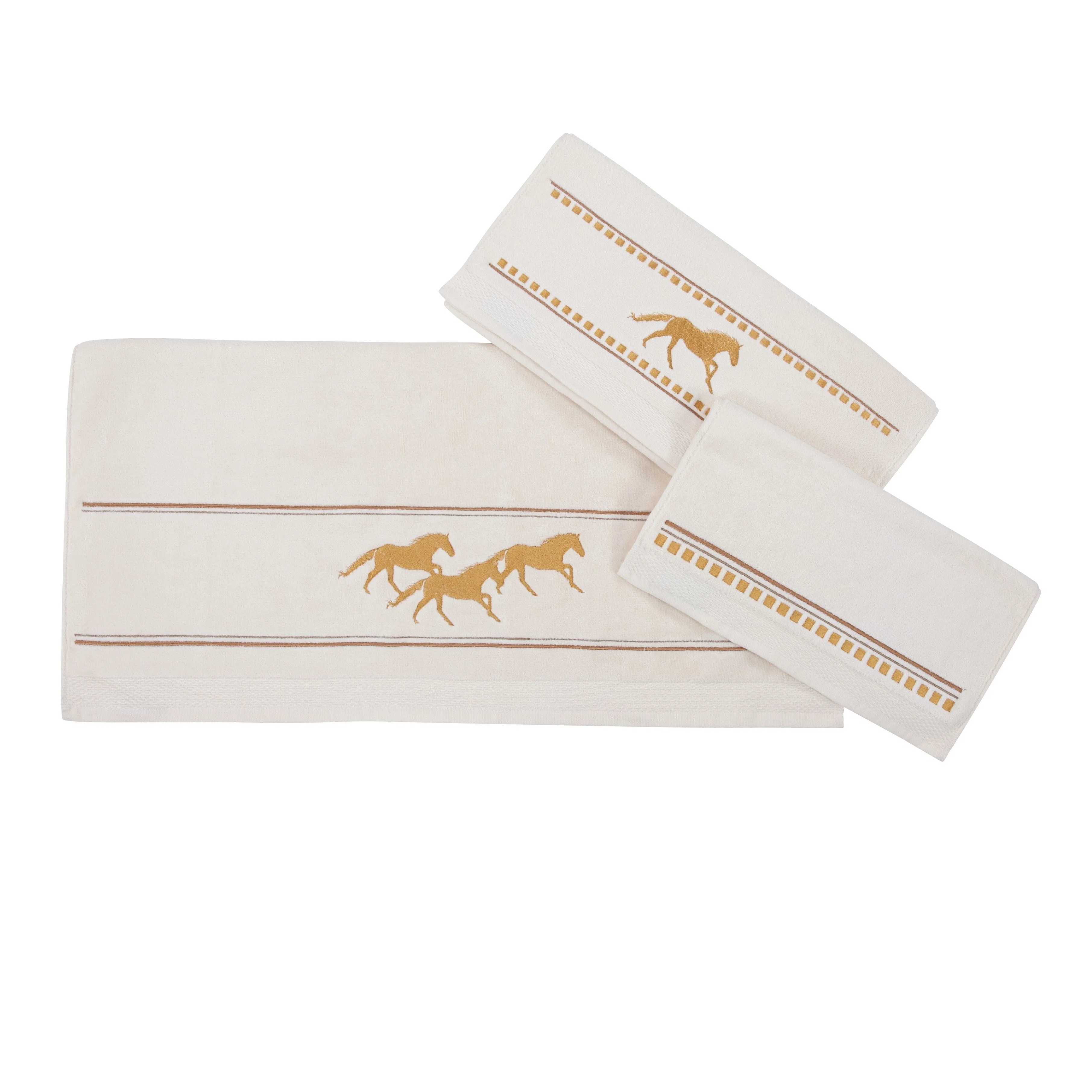 Relaxed Running Remuda Towel Set 3 Pc Reusable