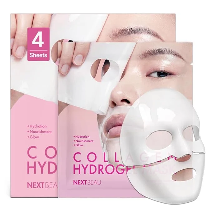 Sustainable NEXTBEAU Collagen Hydrogel Face Mask – Korean Masks Elegant