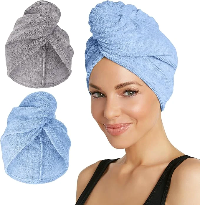 Top-Quality Turbie Twist 2-Pack Microfiber Hair Towel Refined