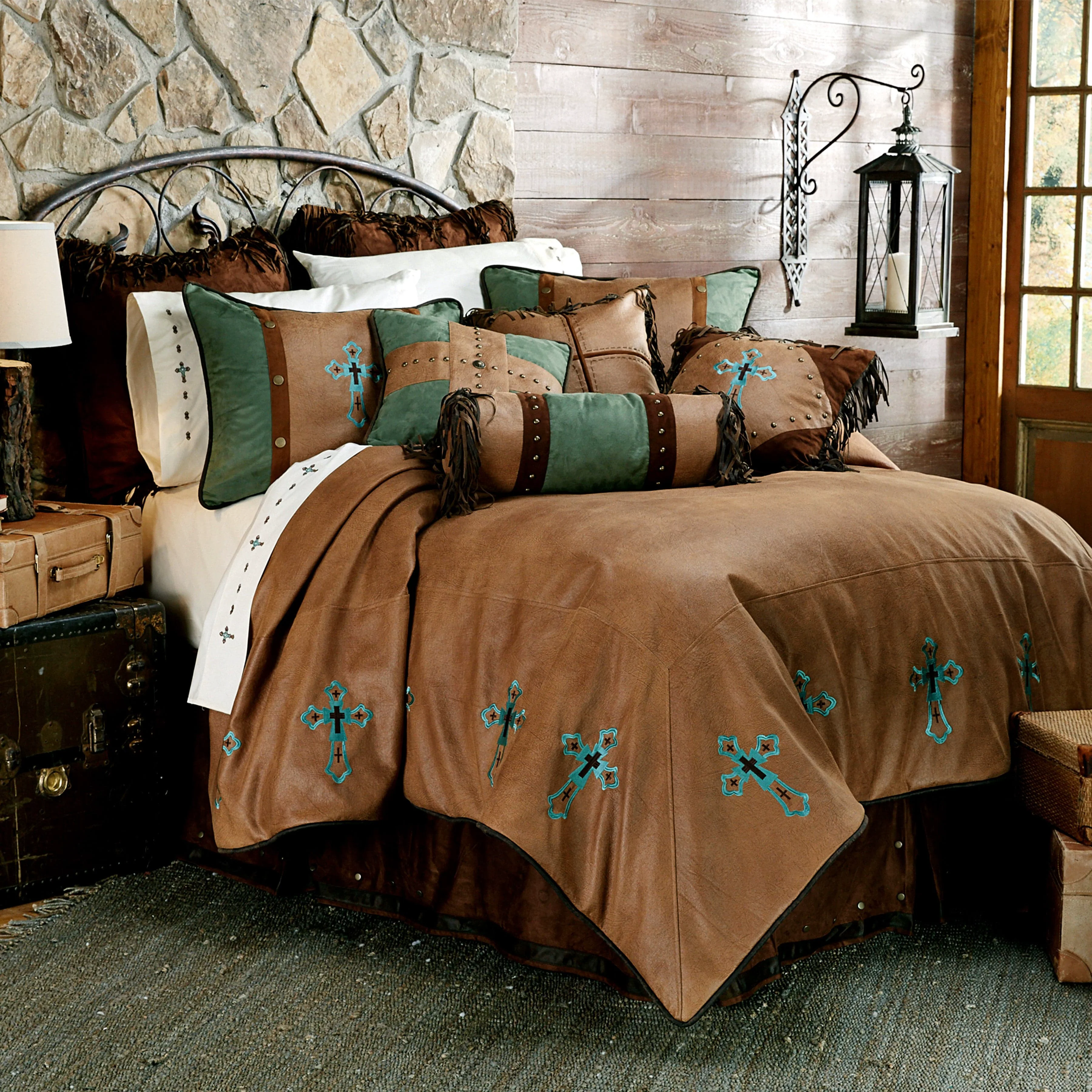 Long-Lasting Las Cruces II Comforter Set 5 Pc Solid
