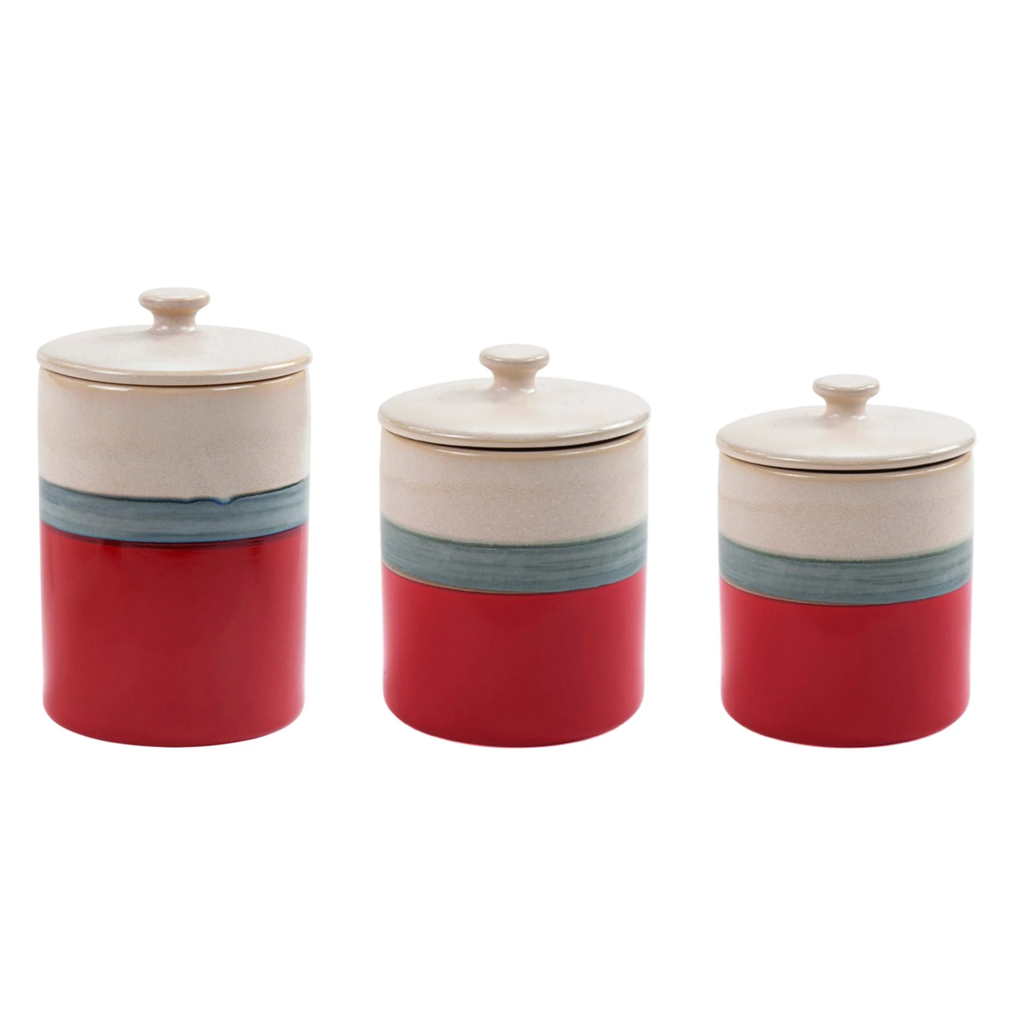 Authentic Pasadizo Ceramic Canister Set 6 Pc Exclusive