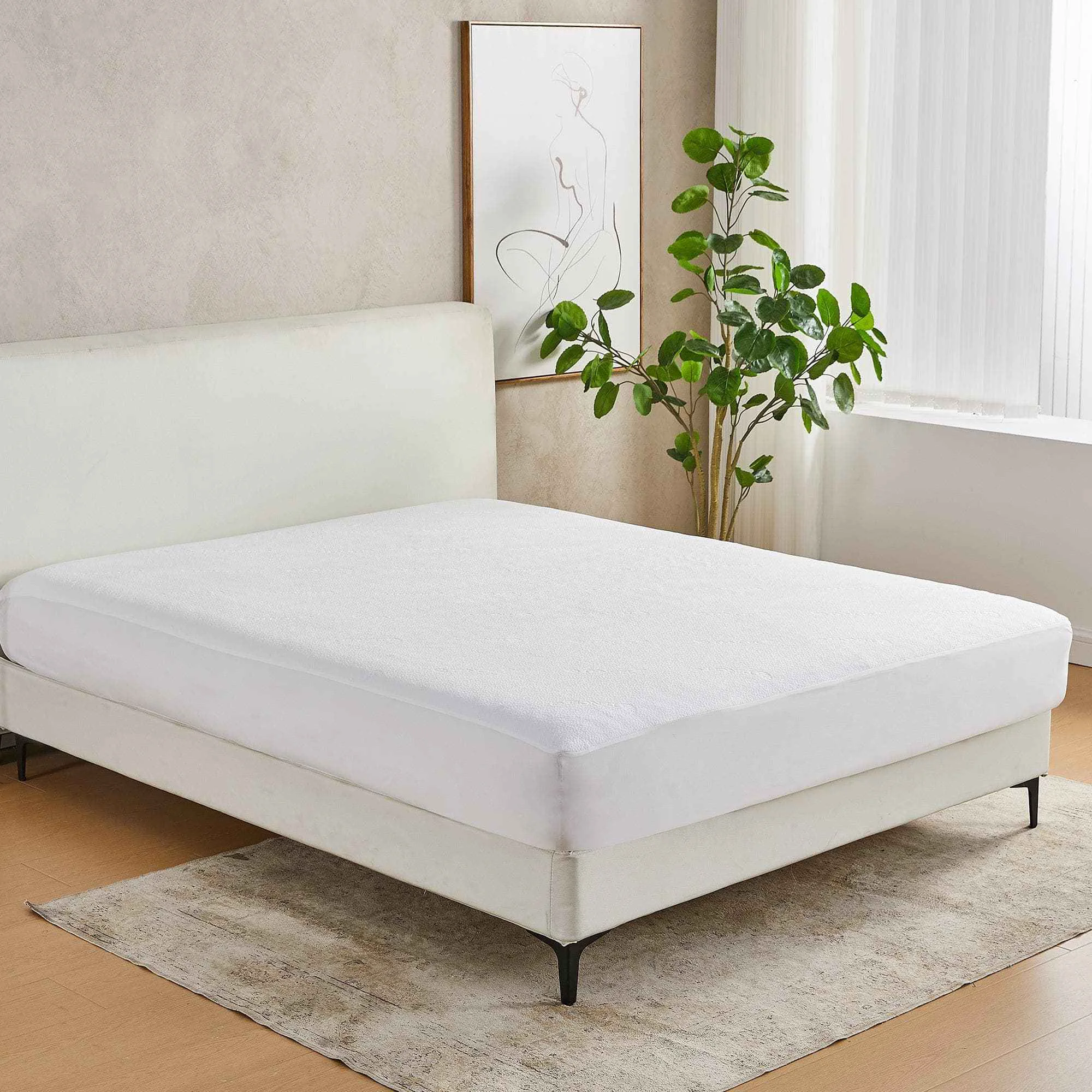Practical Waterproof Tencel Mattress Protector – Giavanna Collection Long-Lasting