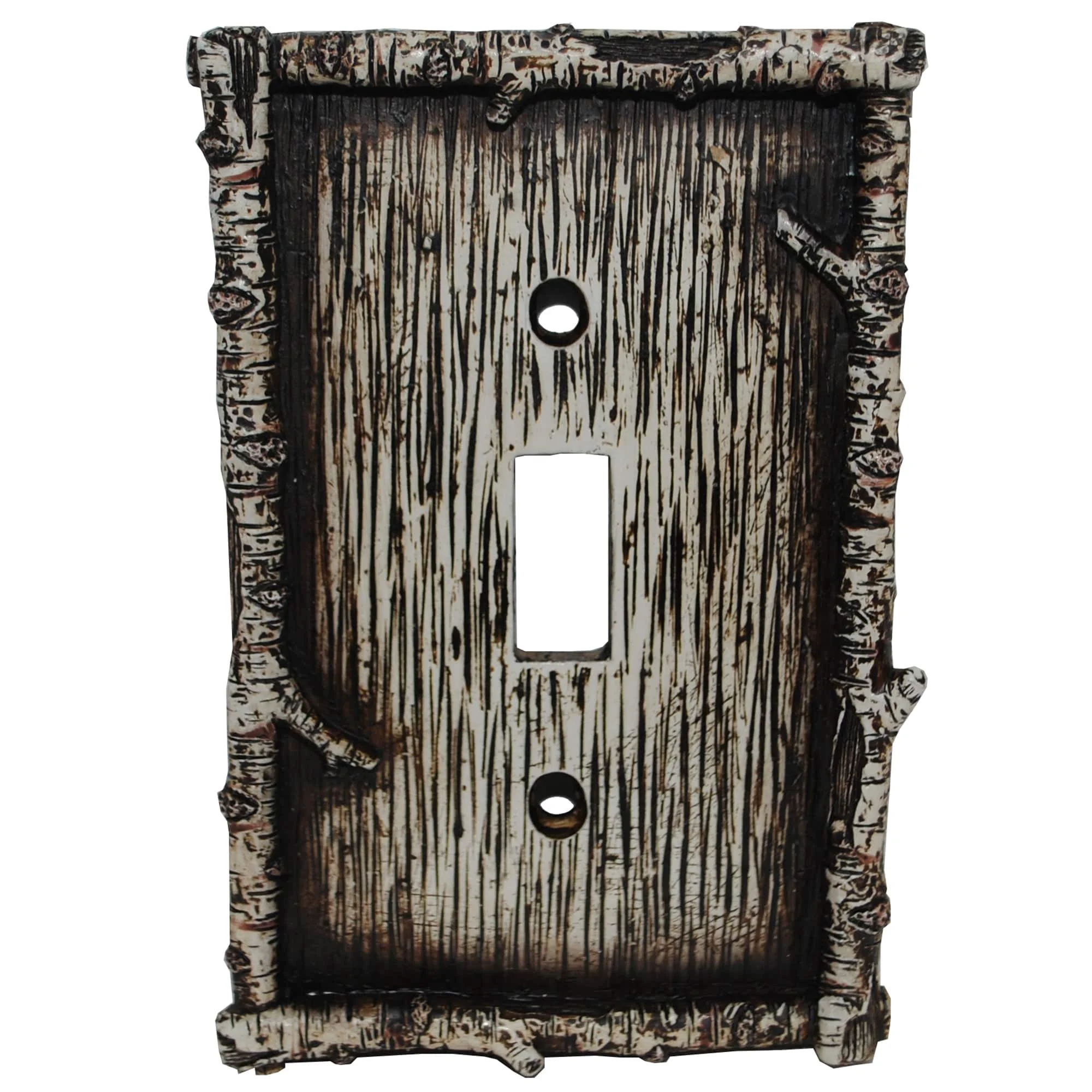 Consistent Birch Twig Single Wall Switch Plate Functional
