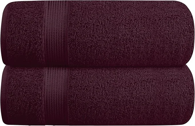 Trusted Elvana Home Cotton 2 Pack Oversized Bath Towel Set 28×55 inches Large Bath Reliable