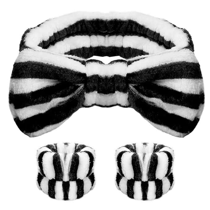 Sophisticated WSYUB Makeup Headband Spa Headband and Wristband Set Headbands Fashionable