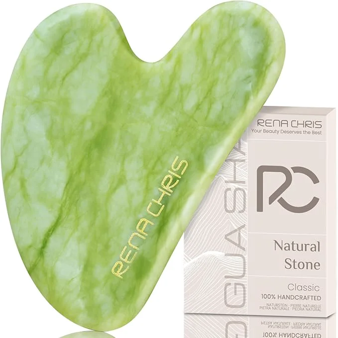 Enhanced Rena Chris Gua Sha Facial Tools Jade Guasha Tool First-Class