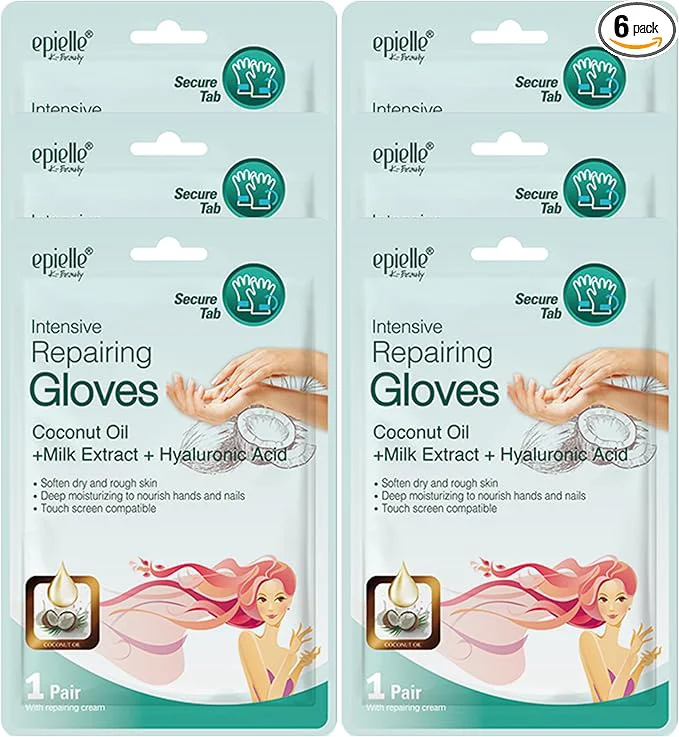 Casual Epielle Intensive Repairing Hand Mask 6 Pairs Soften Safe
