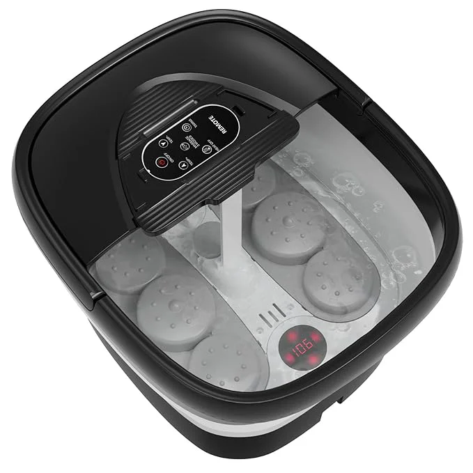 Exceptional Collapsible Foot Spa with Heat and Remote Heated Foot Bath Massager with Timer Fine Crafted