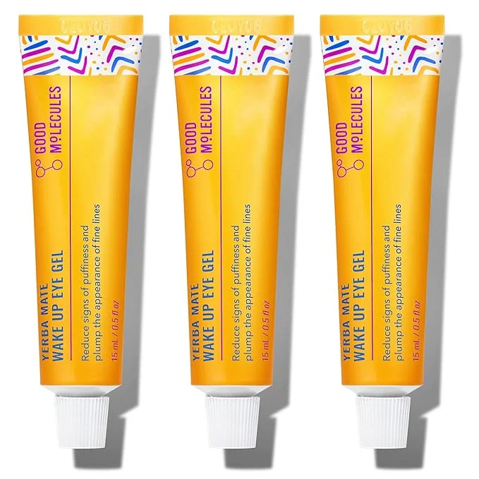 Elite Good Molecules Yerba Mate Wake Up Eye Gel Pack 3 – 15 ml Each Hydrating Under Modern