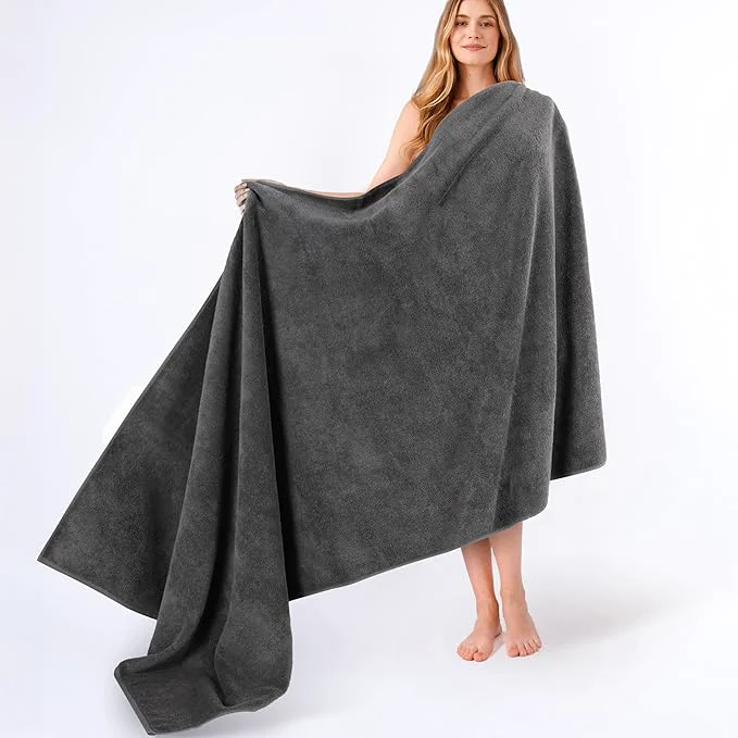 First-Class American Soft Linen Cotton 600 GSM Turkish 40×80 Oversized Bath Towel Sheet Official