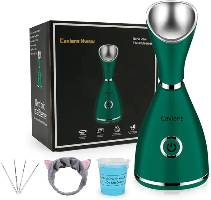 Smart Facial Steamer-Nano Ionic Facial Steamer Warm Mist Humidifier Atomizer Sprayer Smooth