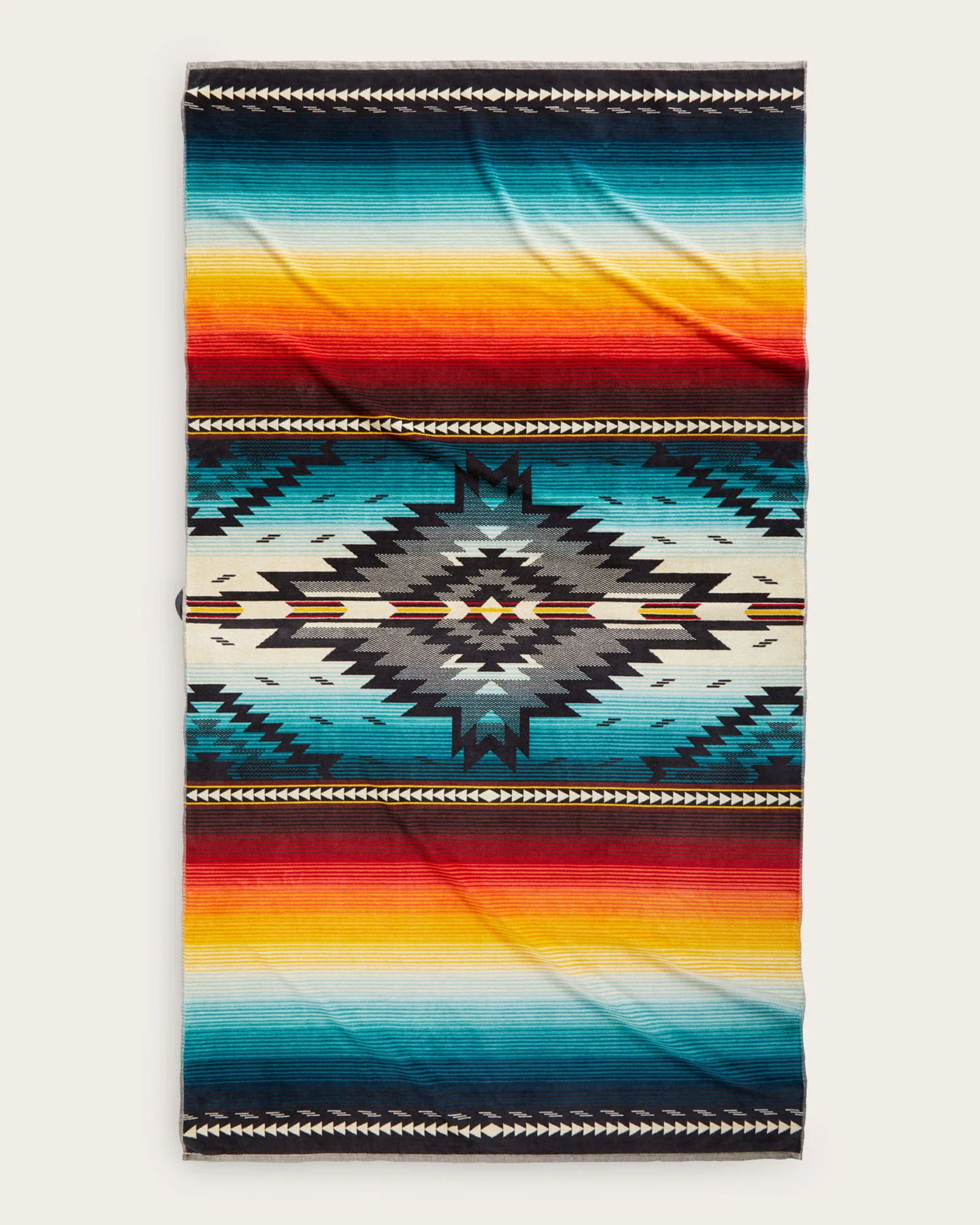 Proven Saltillo Sunset Spa Towel Sunset Multi Modern