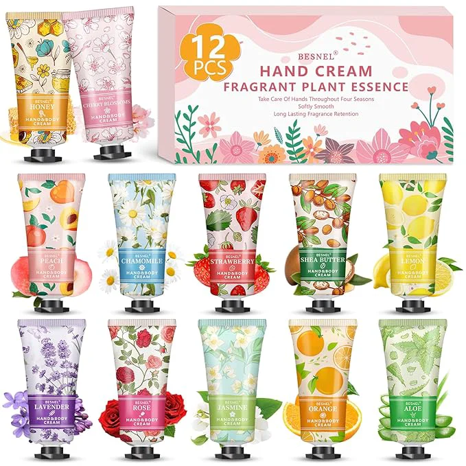 Fine 12 Pack Hand Cream Gift Set For Women Mothers Day Gifts Teacher Appreciation Easy-to-Use