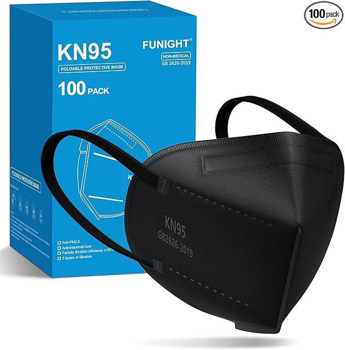 High-End Funight KN95 Face Mask 5-Ply Breathable Filter Efficiency≥95 Protective Cup Modern