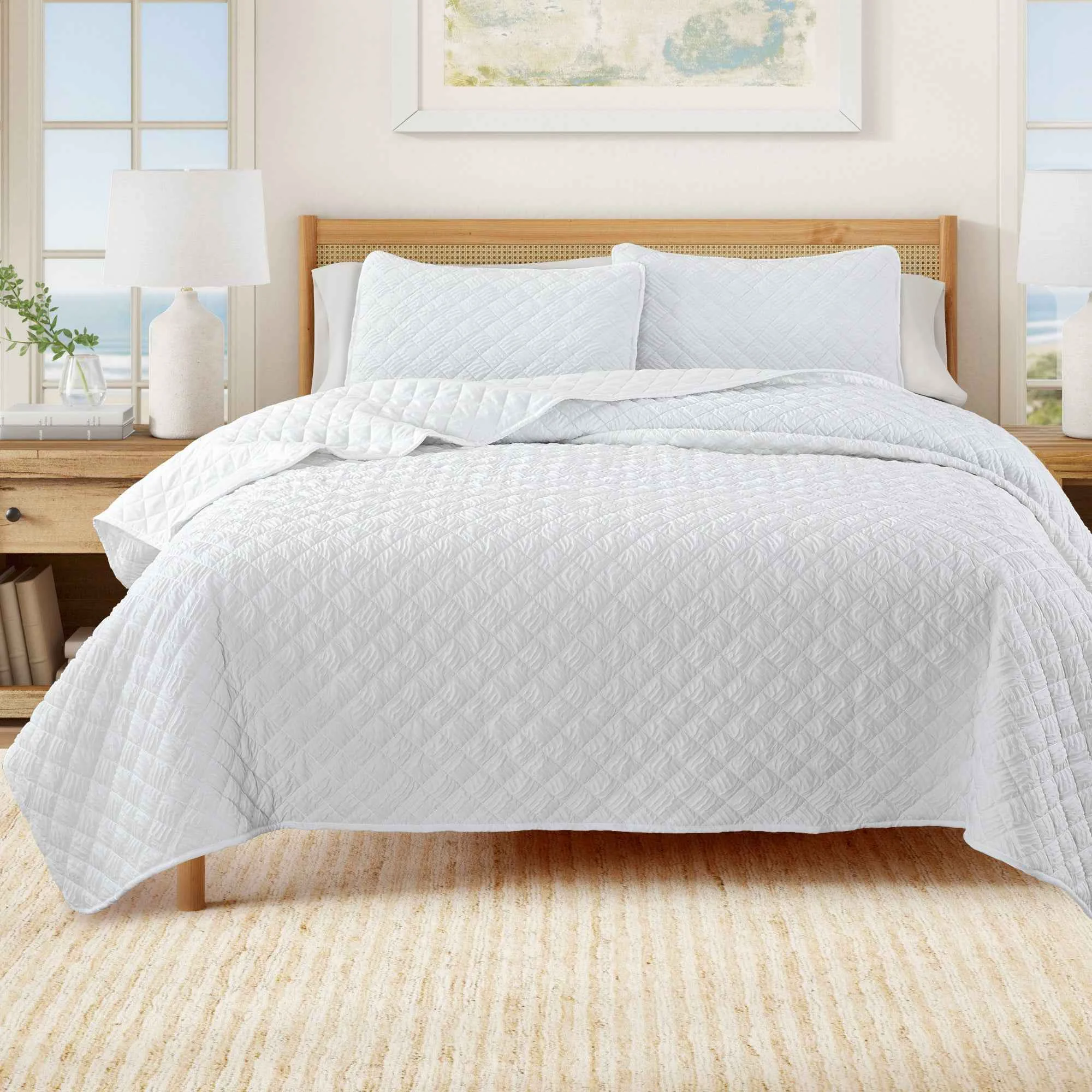 Official Diamond Embossed Quilt Set – Diamond Microsculpt Collection Fine Crafted