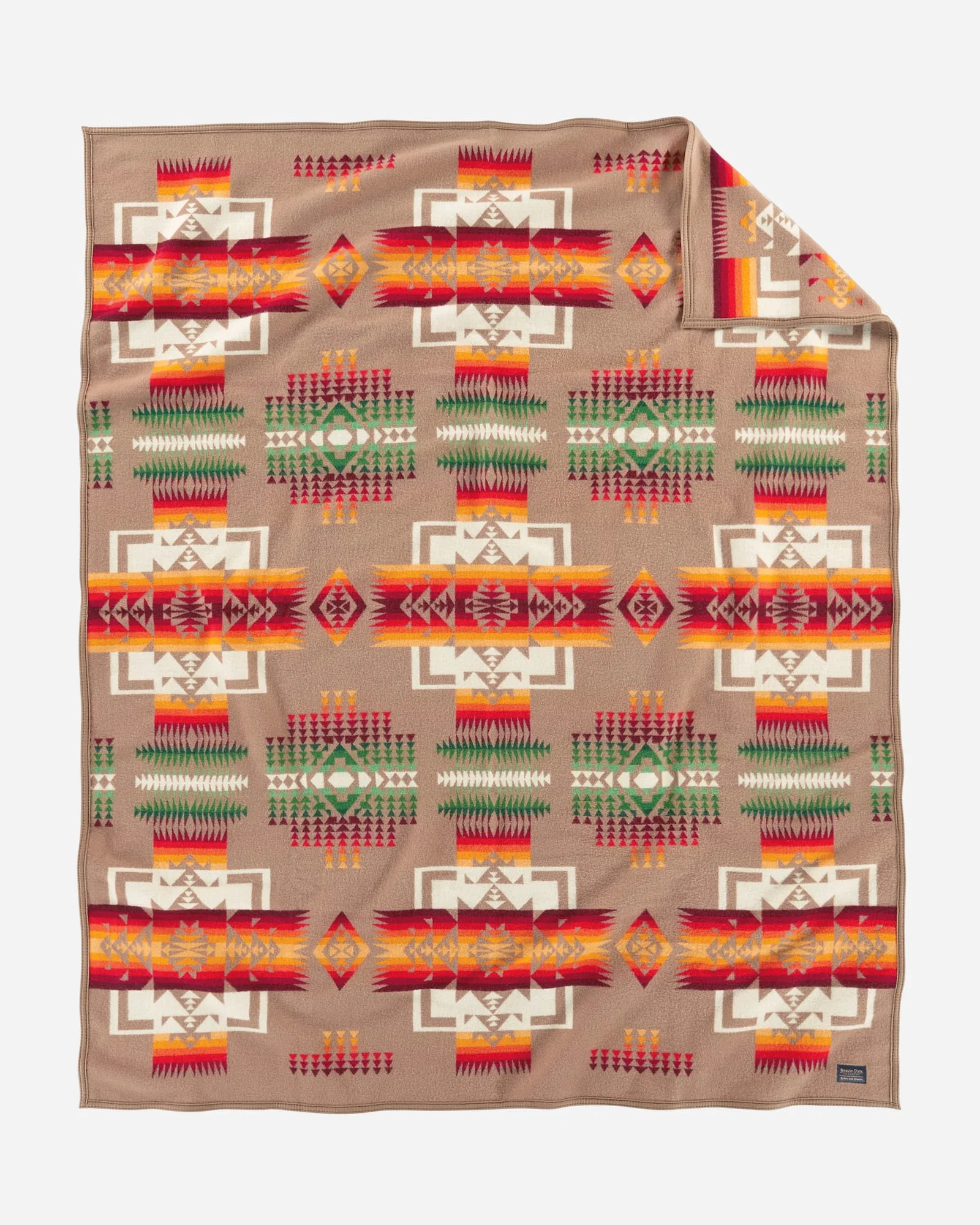 Breathable Chief Joseph Blanket Tan Easy-to-Use