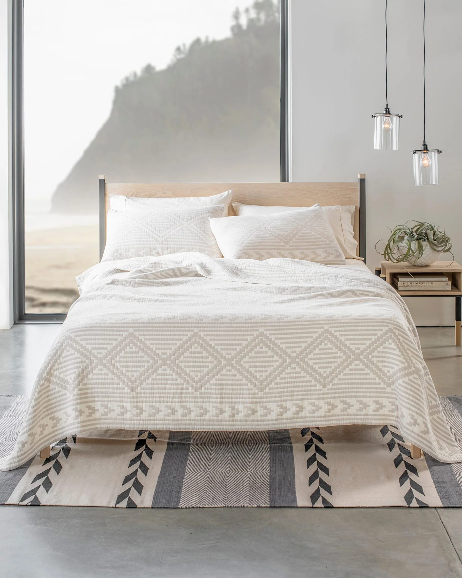 Authentic Ganado Cotton Matelasse Coverlet Sophisticated