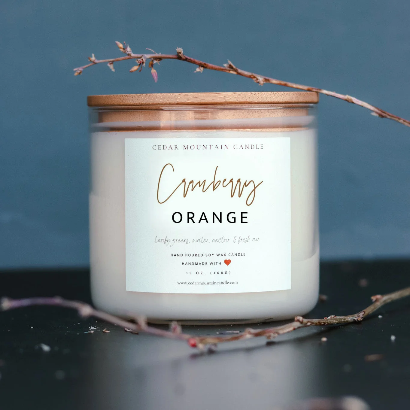 Unique Cranberry Orange – 3 Wick Jar Candle Fashionable