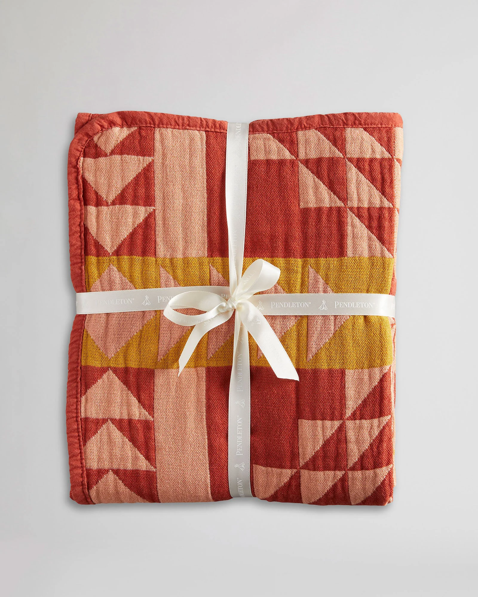 Sustainable Smith Rock Organic Cotton Baby Blanket Clay Exclusive