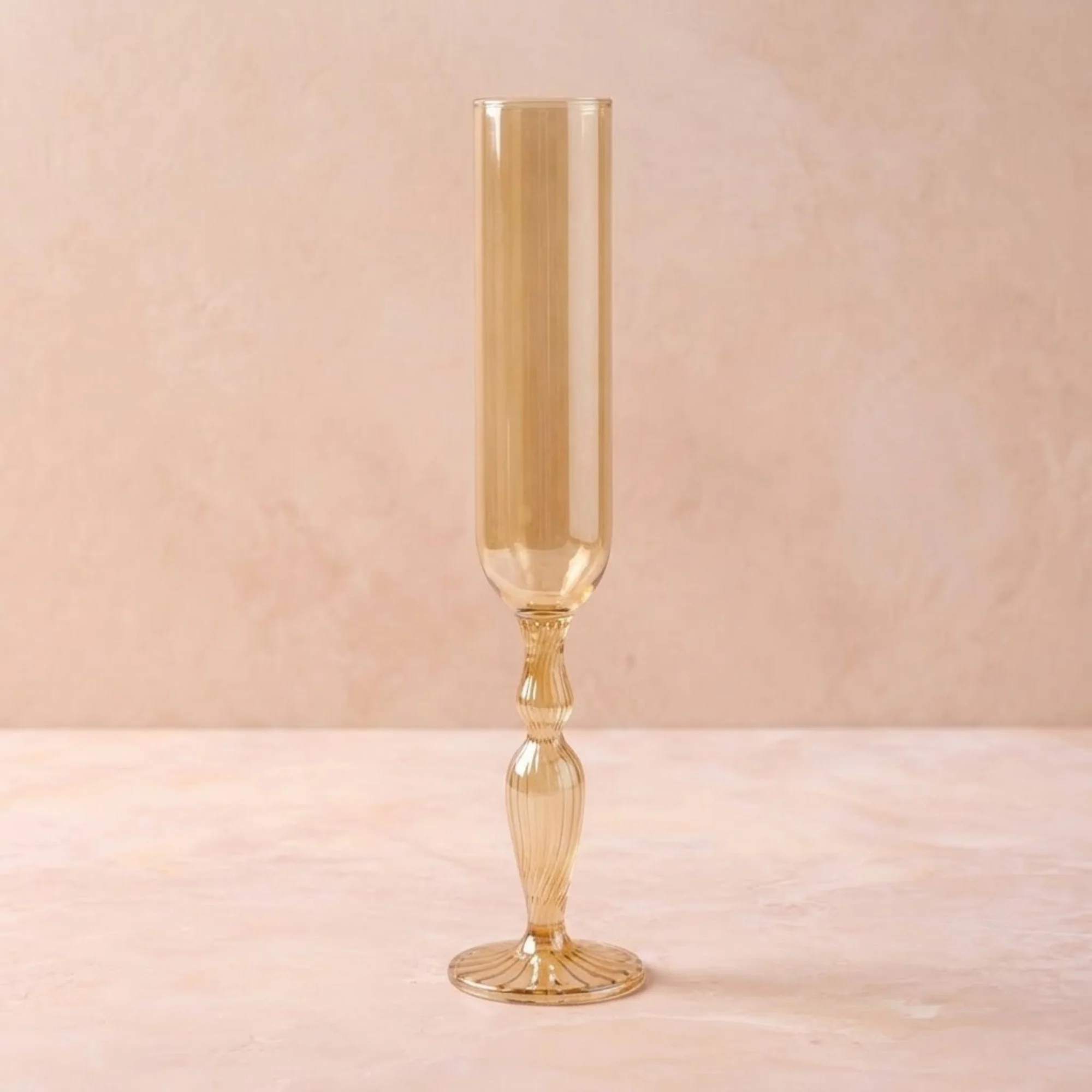 User-Friendly Nalia Champagne Flute Dandelion Detailed