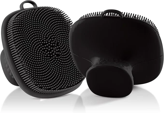 Crafted Face Scrubber 2 Pack Silicone Face Scrubber User-Friendly