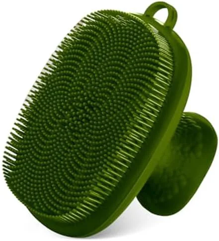 Organic Silicone Face Scrubber for Men Facial Cleansing Brush Silicone Face Wash Brush Efficient