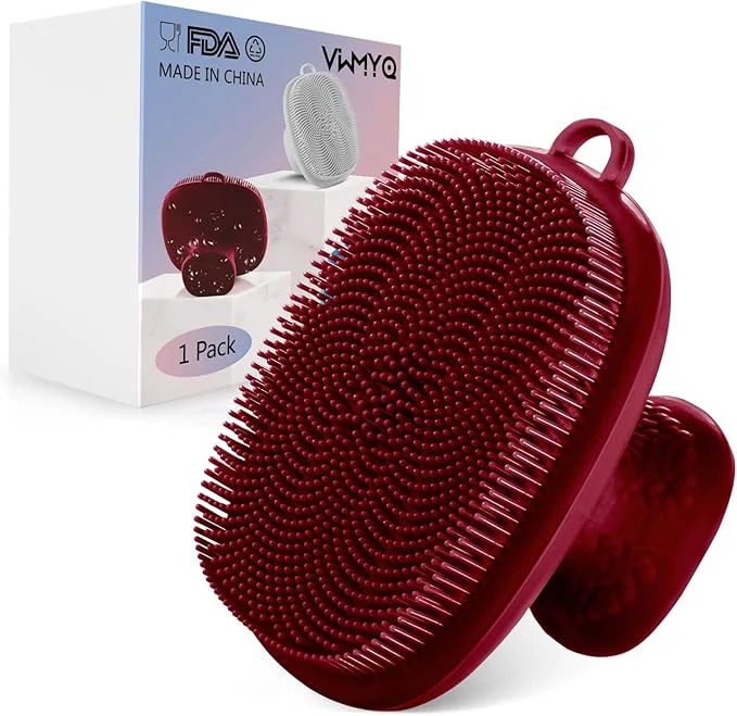 Functional Silicone Face Scrubber for Men Facial Cleansing Brush Silicone Face Wash Brush Consistent