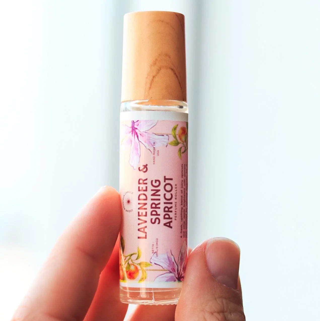 Recyclable Lavender amp Spring Apricot Perfume Roller Unique