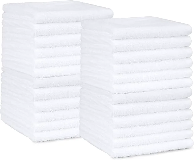 High-End Amazon Basics Highly Absorbent Fast Drying Cotton Washcloths Original Design