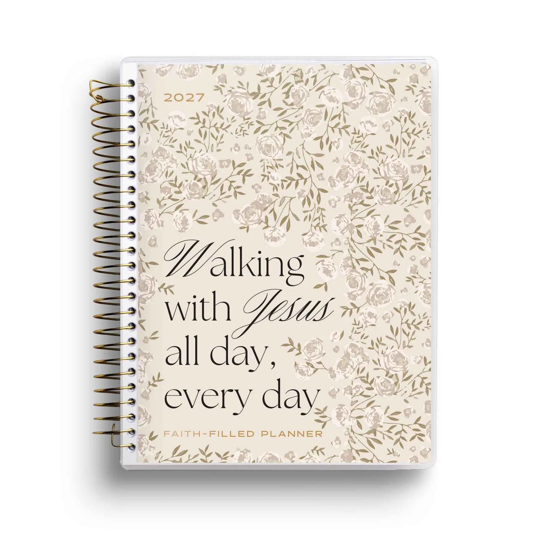 Elite Walking with Jesus All Day Every Day 2026-2027 18 Month Planner Quality
