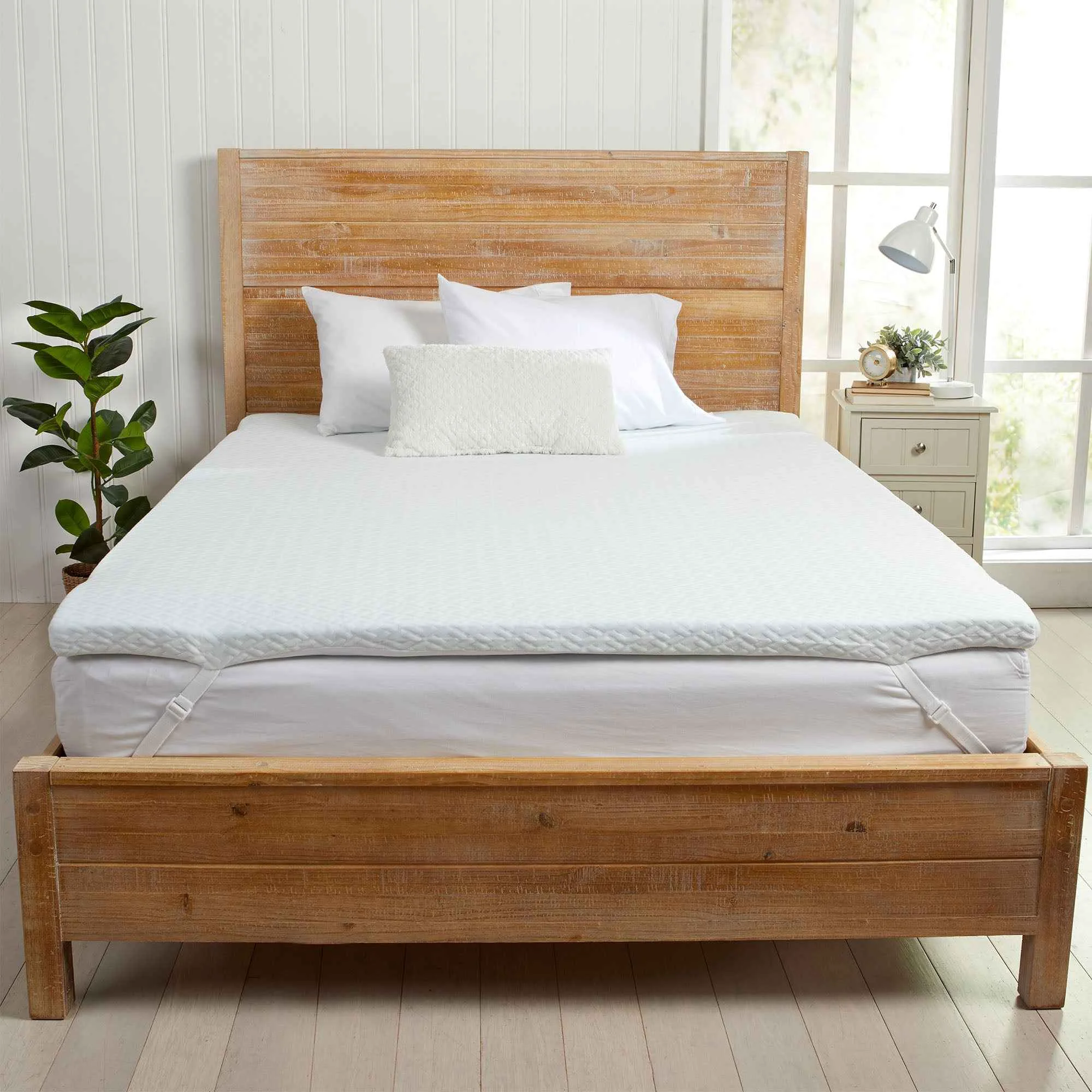 Flexible 2-Inch Gel Memory Foam Mattress Topper Premium