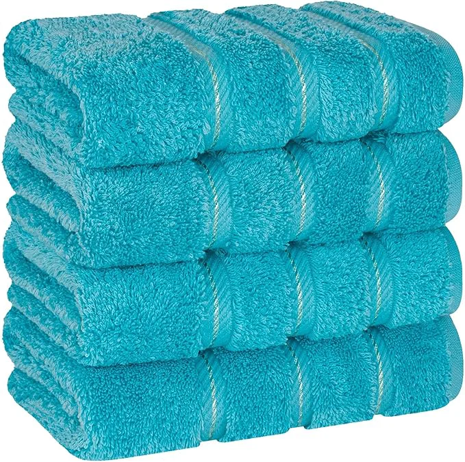 World-Class American Soft Linen Luxury Hand Towels Detailed