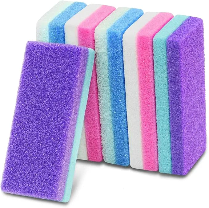 Sustainable 6Pcs Professional Pedicure Foot Pumice Stone Solid