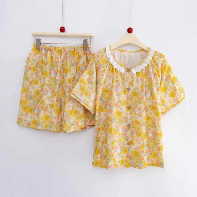 Exceptional Ownkoti Cottagecore Floral Bunny Cotton Sleepwear Set Reliable