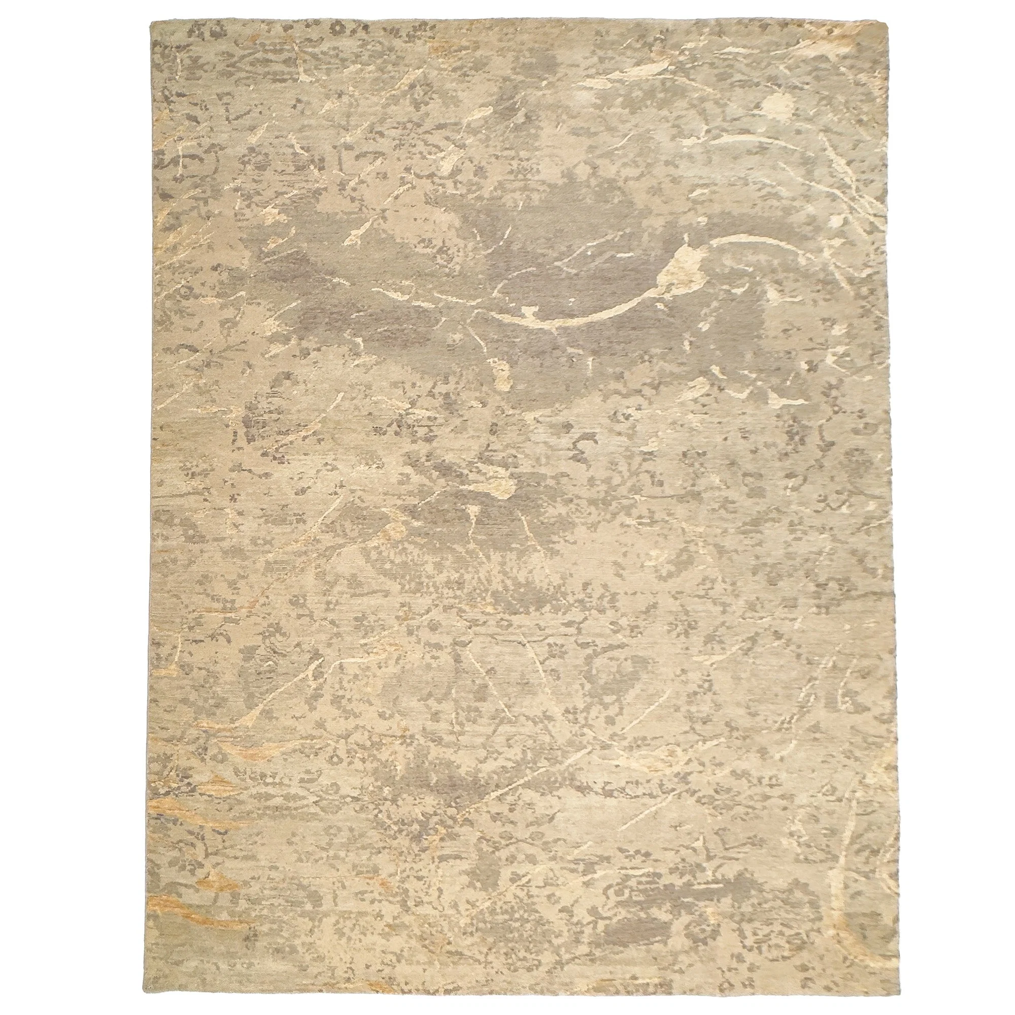 Minimalist Kaiso Rug – Sand Elegant