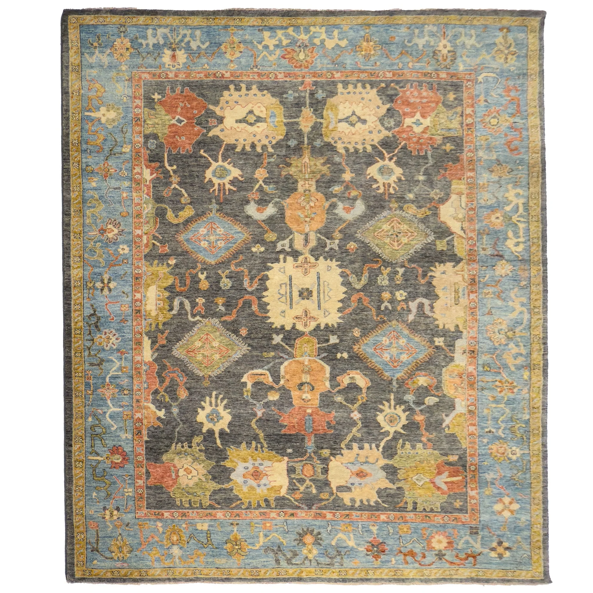 Organic Tapestry Rug – Cobalt Environmentally Friendly