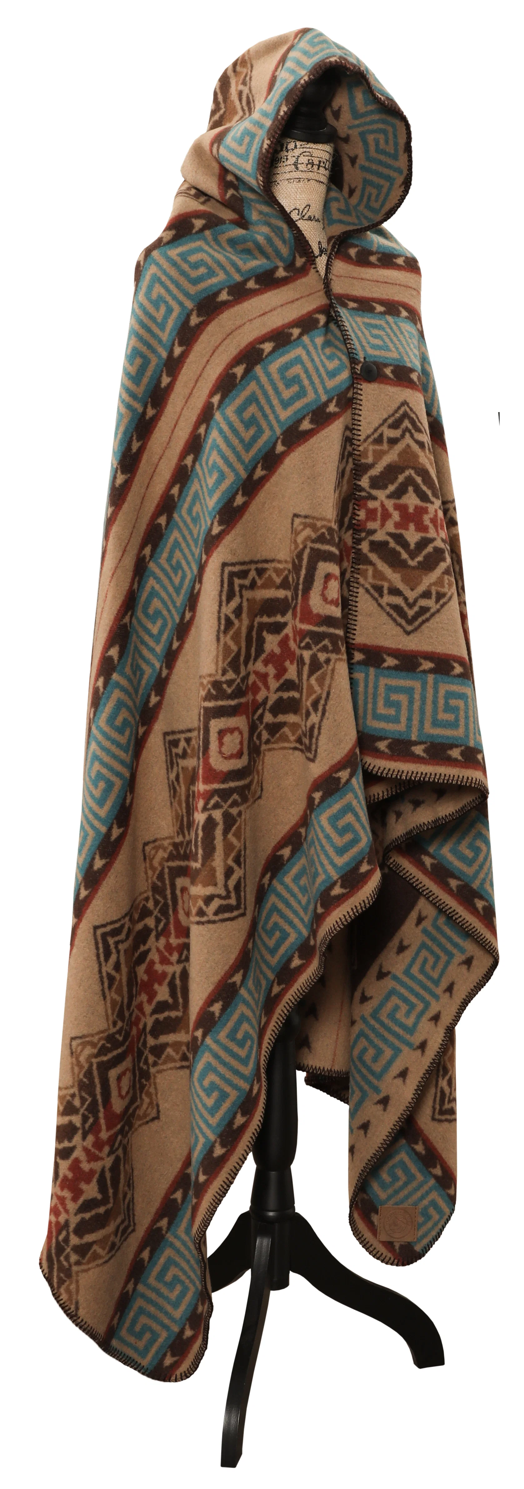 Green Bison Ridge III Hooded Throw Easy-to-Use