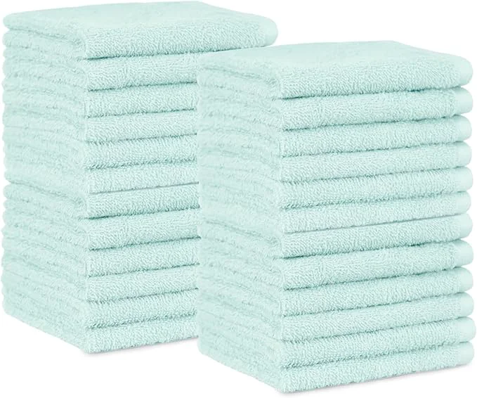 Soft Amazon Basics face Towels for Bathroom Cotton Extra Absorbent washcloth Original Design