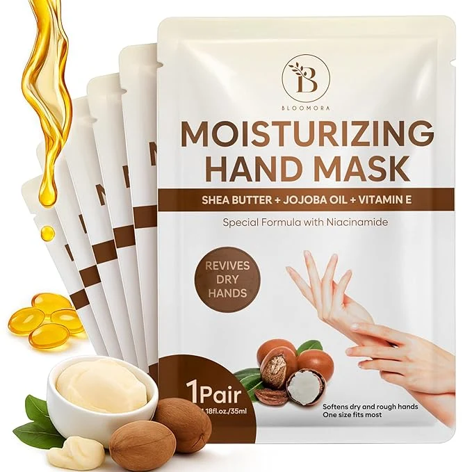 Efficient BLOOMORA Repairing Hand Mask for Dry Cracked Hands Hand Masks Classic