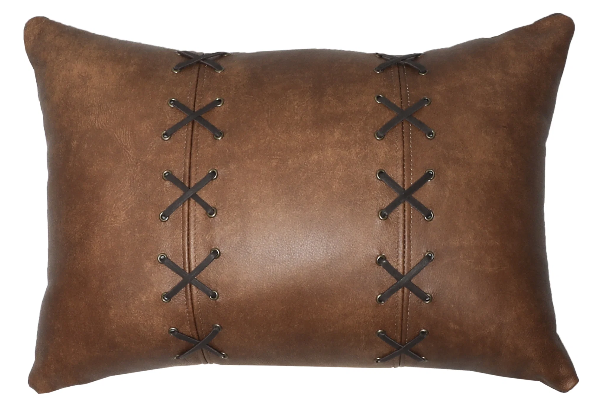 Official Gentle Fawn Leather Pillow Relaxed