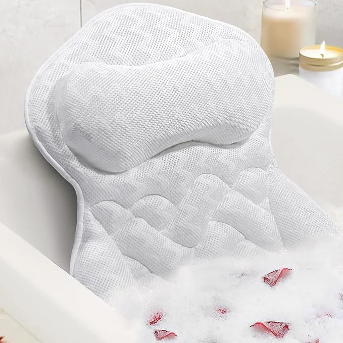 Contemporary Bath Pillow for Tub Bathtub Pillow Bath Pillows for tub Neck and Back Support High-Grade
