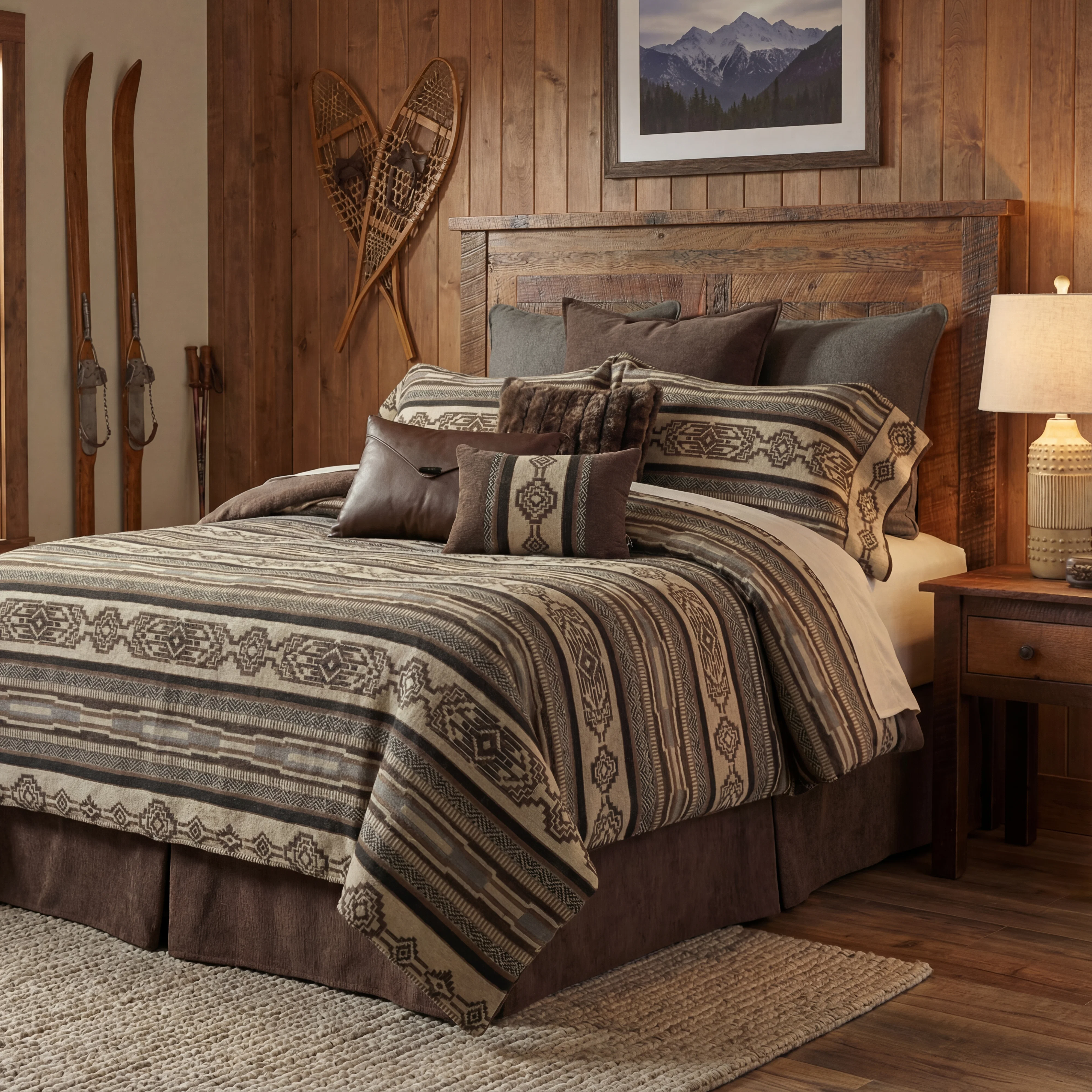 Sophisticated Lodge Lux II Bedspread Set Comfortable
