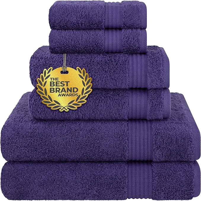 Responsible Cotton Paradise 6 Piece Towel Set Cotton Soft Absorbent Turkish Towels Outstanding