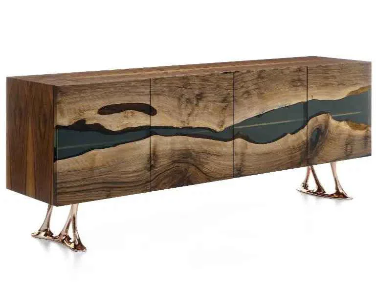 Functional Resin Credenza-Sideboard-Buffets Osso collection Efficient