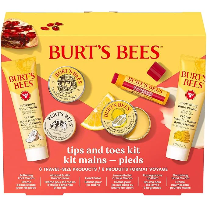 World-Class Burt’s Bees Mothers Day Gifts Ideas Tips and Toes Kit 6 Travel Size Products Exclusive